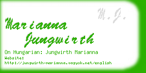 marianna jungwirth business card